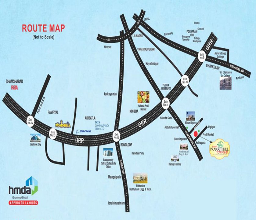 Hemalatha Properties Prakriti Hills Township 60