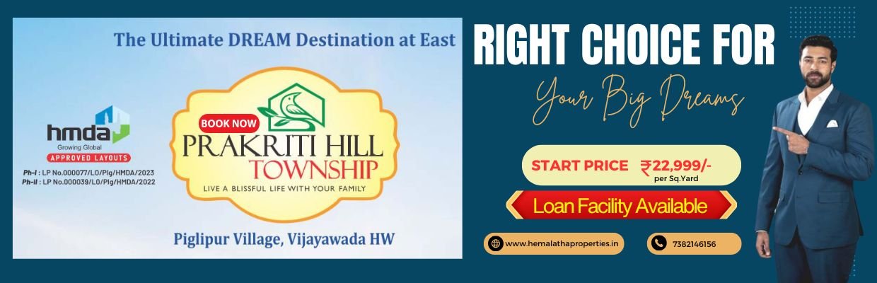 Hemalatha Properties Prakriti Hills Township Banner