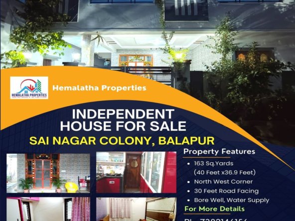 Independent House For Sale Hemalatha Properties Feature Image