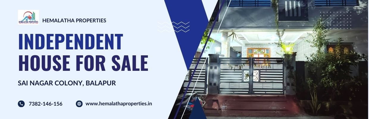 Independent House For Sale Sai Nagar Hemalatha Properties Banner