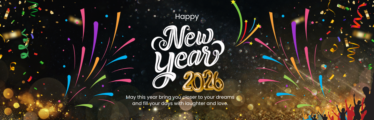 Happy New Year 2026 Hemalatha Properties Banner